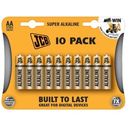 JCB Super Alkaline AA 10ks JCB-LR06-10B