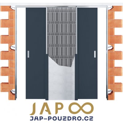 JAP 720 Norma Line 2 x 600 x 1970 mm zdivo levé – Hledejceny.cz