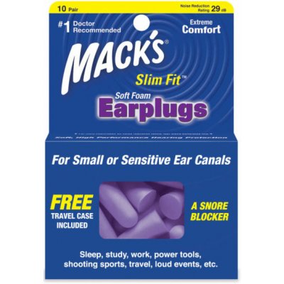 Mack's Slim Fit špunty do uší 10 párů – Sleviste.cz