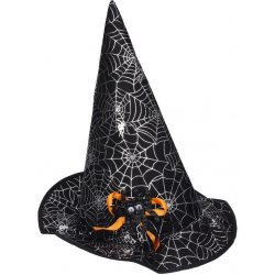 Wiky Čarodějnický klobouk s pavoukem 32x30cm
