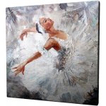 Wallity Obraz na plátně White swan KC012 45x45 cm – Zbozi.Blesk.cz