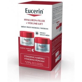 Eucerin Hyaluron-Filler + Volume-Lift denní + noční krém 2 x 50 ml dárková sada