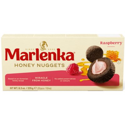 Marlenka Malinové medové kuličky 235 g – Sleviste.cz