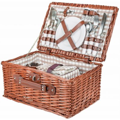Boltze Home Piknikový proutěný košík DARCEL – Zboží Dáma