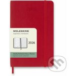 Moleskine A6 týdenní 2026 červený – Zbozi.Blesk.cz