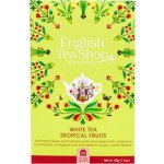 English Tea Shop Bio Čaj Bílý s tropickým ovocem 20 sáčků – Zboží Mobilmania