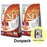 N&D Pumpkin Dog Adult Mini Grain Free Chicken & Pomegranate 2 x 7 kg – Hledejceny.cz