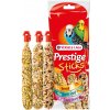 Vitamín a doplněk stravy pro ptáky Versele-Laga Prestige Sticks tyčinky mix pro andulky 90g