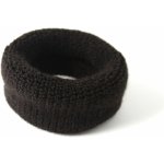 Velká černá froté gumička – Zbozi.Blesk.cz