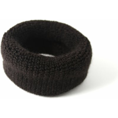 Velká černá froté gumička – Zbozi.Blesk.cz