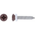 Parapetní vrut s čočkovou hlavou PZ2 plný závit brynýr.ocel A2 3,9 x 16 mm, 10ks – Hledejceny.cz