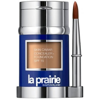 La Prairie skin Caviar korektor Foundation krémový tekutý make-up SPF15 Mocha 30 ml