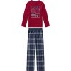 Dětské pyžamo a košilka Pepperts chlapecké pyžamo červená námořnická modrá