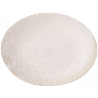 MIJ Jídelní talíř WHITE FADE 28 cm bílá keramika