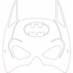 Iveta Studníková Párty maska na obličej k pískování BATMAN – Sleviste.cz