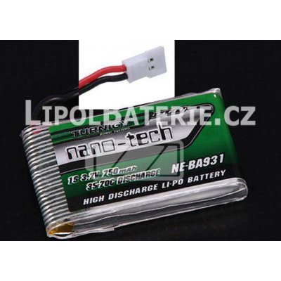 Lipol/Lipo baterie Turnigy nano-tech Syma X5C 1S 750mAh 35C 3.7V – Zboží Mobilmania