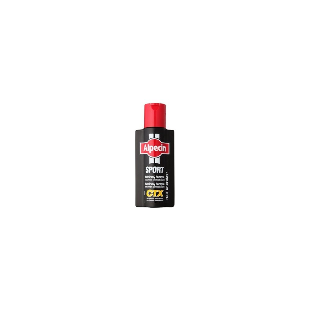Alpecin Hair Energizer Sport Shampoo CTX kofeinový Shampoo proti padání  vlasů 250 ml — Heureka.cz
