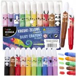 Derform Gelové voskové pastelky 10 barev vysouvací 469036 – Sleviste.cz