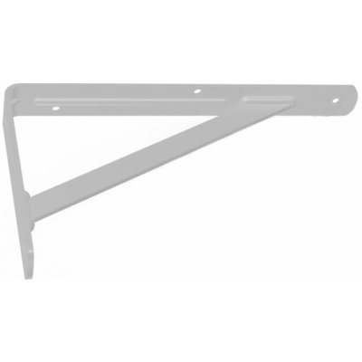 Walteco Zátěžová konzole 150x250mm, 150 kg, bílá , 1257 – Sleviste.cz
