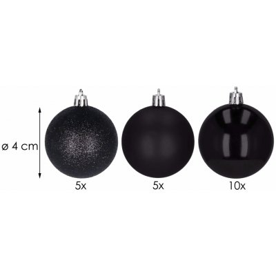 Springos CA0124 VÁNOČNÍ KOULE 4 CM 20 KS. – Hledejceny.cz