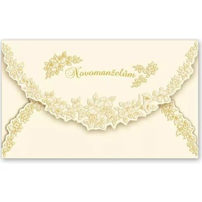 Přání svatební Novomanželům/ text uvnitř – Hledejceny.cz
