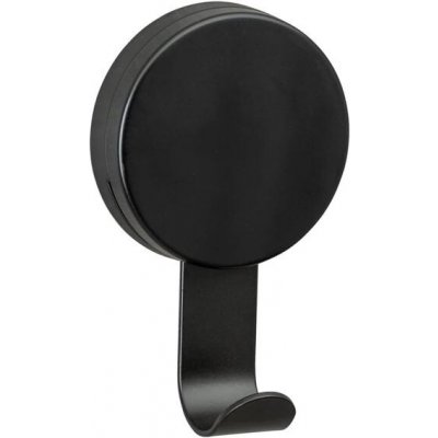 WENKO Static-Loc Plus nástěnné háčky Pavia Black, sada 2 koupelnových háčků, montáž bez vrtání, – Zbozi.Blesk.cz