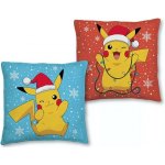 Halantex Polštář Pokémon Pikachu X-mass oboustranný 40x40 – Zboží Mobilmania