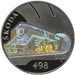 Česká mincovna Parní lokomotiva Škoda 498 Albatros s hologramem 500 Kč 2021 stříbrná mince Standard 25 g – Zbozi.Blesk.cz