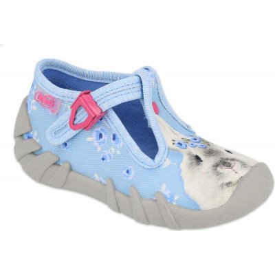 Befado dívčí bačkory SPEEDY 110P421 motiv králíček modrá – Zboží Mobilmania