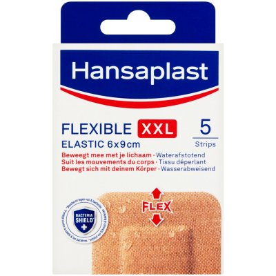 HANSAPLAST Flexible XXL elastická náplast 5 ks – Zbozi.Blesk.cz