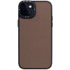 Pouzdro a kryt na mobilní telefon Apple SLG Design D9 France Epsom Leather iPhone 15 Plus - Etoupe