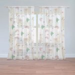 Sablio Záclony Roztomilé lamy: 2ks 150x250cm – Hledejceny.cz