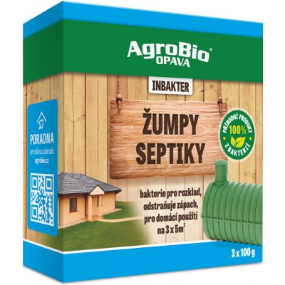 AgroBio INBAKTER ŽUMPY A SEPTIKY 3x100g – Zboží Dáma