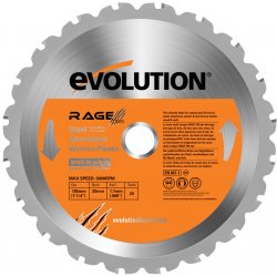 EVOLUTION kotouč 185mm RAGE multifunkční