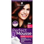 Schwarzkopf Perfect Mousse Permanent Color barva na vlasy 388 tmavě červenohnědý – Zboží Mobilmania