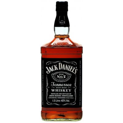 Jack Daniel's Jack Daniel's Black 40 % 1,5 l (holá láhev) – Zboží Mobilmania