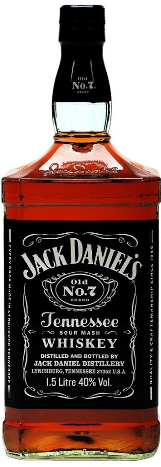 Jack Daniel\'s Jack Daniel\'s Black 40 % 1,5 l (holá láhev)