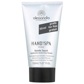Alessandro Hand! Spa Unique Gentle (Hyaluronic hydratační ruce od & Sea pěna Acid Kč na ml 536 Fennel) Touch 150
