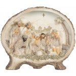 Clayre & Eef Béžová vánoční dekorace Betlém Nativity Scene - 18*4*15 cm – Hledejceny.cz