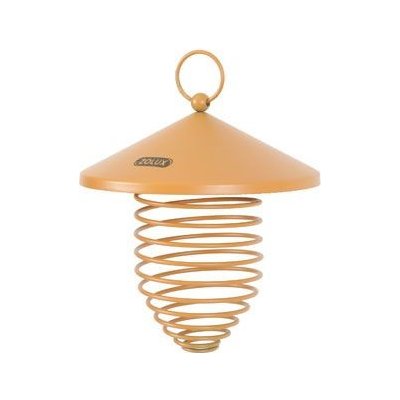 Zolux Krmítko venkovní Spiralo na lojové koule 11 cm kov oranžová – Zboží Dáma