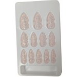Leventi Umělé nalepovací nehty s dekorem a s lepící ploškou-s12- 12 ks – Zboží Dáma