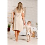 Moniel košilka šaty kojící Dots béžová – Zboží Dáma
