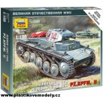 Zvezda Wargames WWII tank 6102 German Panzer II 1:100 – Hledejceny.cz