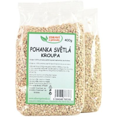Zdraví z přírody pohanka kroupa 400 g – Zboží Dáma