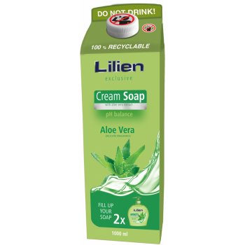 Lilien krémové tekuté mýdlo Aloe Vera sáček 1 l