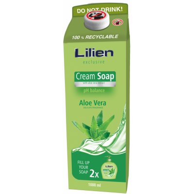 Lilien krémové tekuté mýdlo Aloe Vera sáček 1 l – Zbozi.Blesk.cz