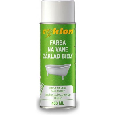 Cyklon Základní barva na vany keramická bílá sprej 400ml – Sleviste.cz