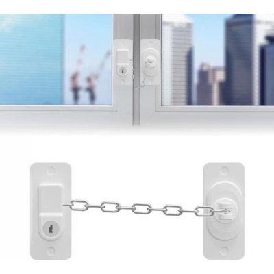 Zueyen Bezpečnostní zámky na okna Samolepicí – Zboží Dáma