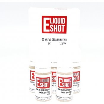 Eliquid Booster shot PG30/VG70 20mg 5x10ml