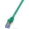 síťový kabel Logilink CQ3065S Patch Cat.6A 10G S/FTP PIMF, 3m, zelený
